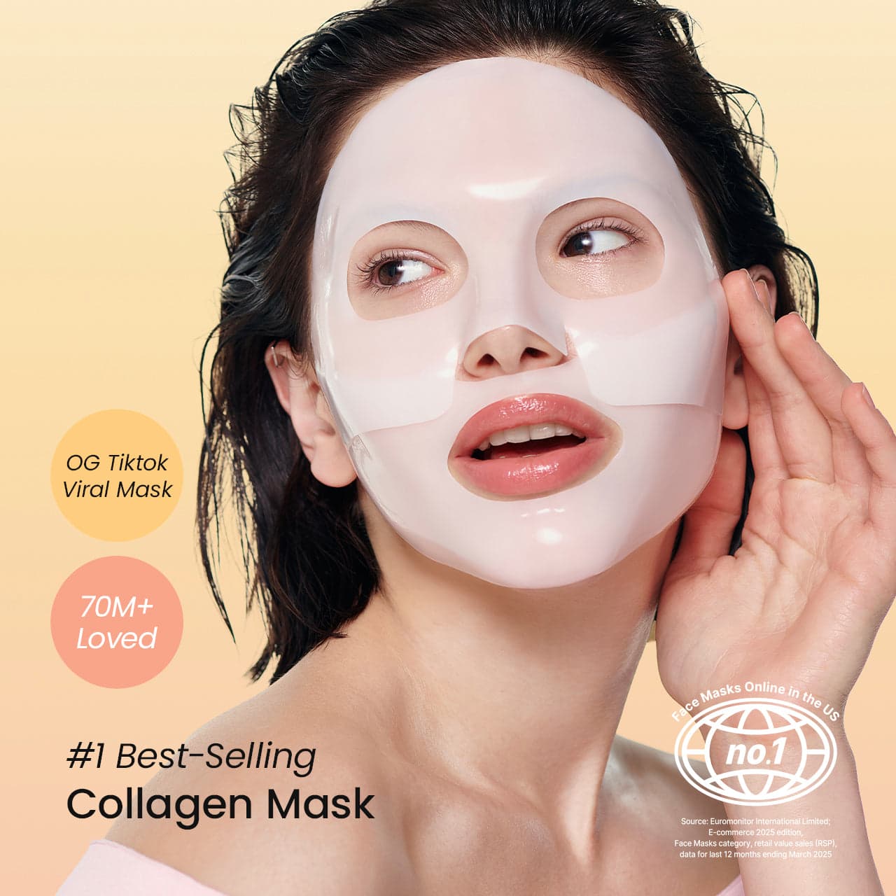The #1 best-selling collagen mask, loved by over 70 million users