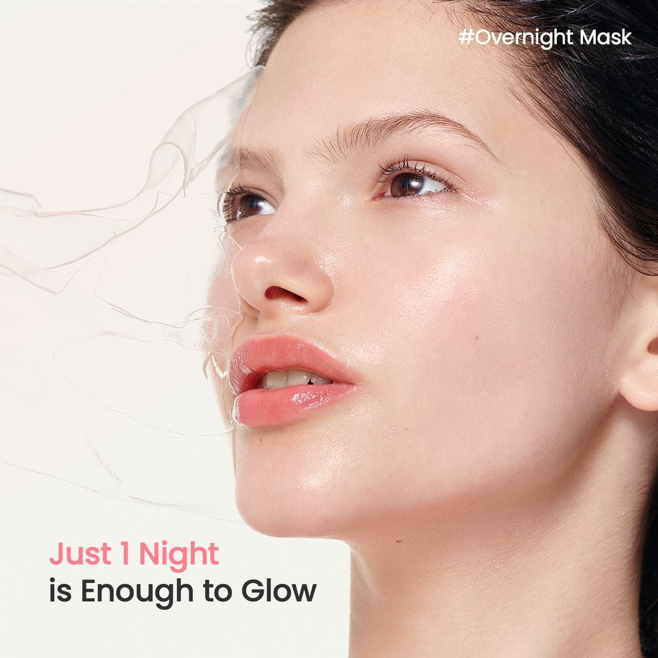 Just one night is enough to glow - overnight mask